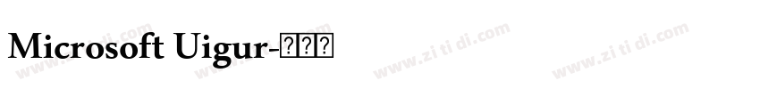 Microsoft Uigur字体转换